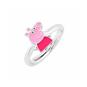 Peppa Pink Cartoon Ring