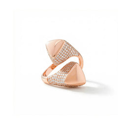 Rose Gold Pyramid Ring
