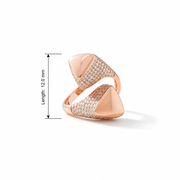 Rose Gold Pyramid Ring