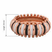 Rose Gold Enamel Band Ring