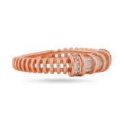Rose Gold Baguette Band Ring