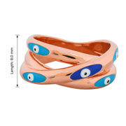 Rose Gold Evil Eye Ring