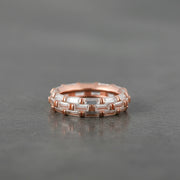 Radiant Crystal Eternity Ring