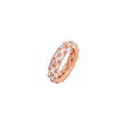 Radiant Crystal Eternity Ring