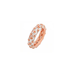 Radiant Crystal Eternity Ring