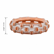 Radiant Crystal Eternity Ring