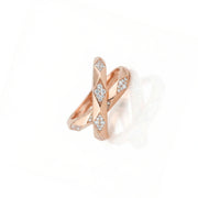 Rose Gold Diamond Band Ring