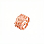 Rose Gold Medusa Statement Ring