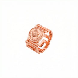 Rose Gold Medusa Statement Ring