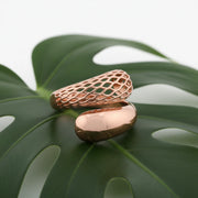 Rose Gold Mesh Wrap Ring