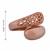 Rose Gold Mesh Wrap Ring