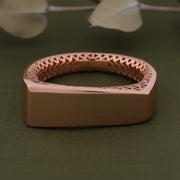 Rose Gold Signet Ring