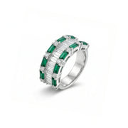 Emerald Baguette Eternity Ring