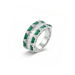 Emerald Baguette Eternity Ring