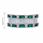 Emerald Baguette Eternity Ring