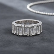 Radiant Baguette Eternity Ring
