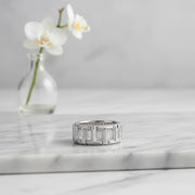Radiant Baguette Eternity Ring