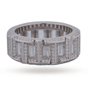 Radiant Baguette Eternity Ring