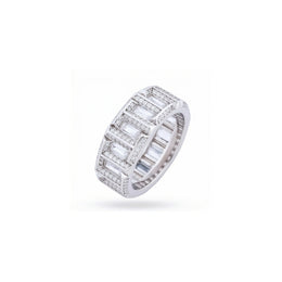 Radiant Baguette Eternity Ring