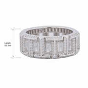Radiant Baguette Eternity Ring