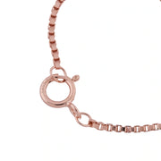 Rose Gold Moon Charm