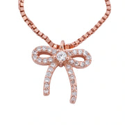 Rose Gold Bow Charm