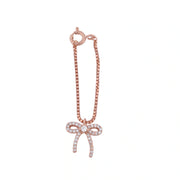 Rose Gold Bow Charm