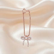 Rose Gold Bow Charm