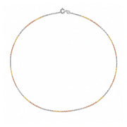 Tricolor Spark Chain Necklace
