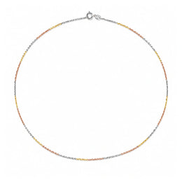 Tricolor Spark Chain Necklace