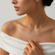 Tricolor Twist Chain Necklace