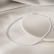 Luxe Herringbone Snake Chain Necklace