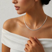 Luxe Herringbone Snake Chain Necklace