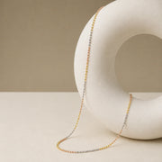 Aurora Tricolor Chain Necklace