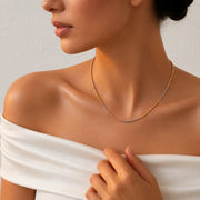 Aurora Tricolor Chain Necklace