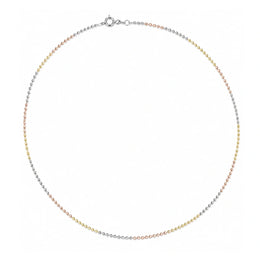 Aurora Tricolor Chain Necklace