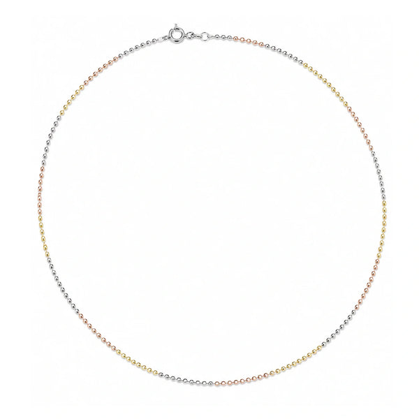 Aurora Tricolor Chain Necklace