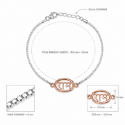 Shree Ram Rakhi Silver Bracelet