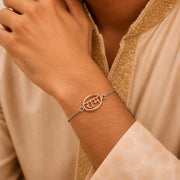 Ram Rakhi Silver Bracelet