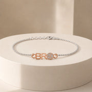 BRO Initial Letter Rakhi Bracelet