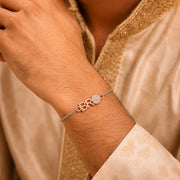BRO Initial Letter Rakhi Bracelet