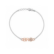 BRO Initial Letter Rakhi Bracelet