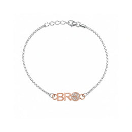 BRO Initial Letter Rakhi Bracelet