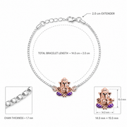 Divine Ganesha Rakhi Bracelet