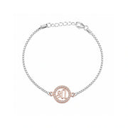 Shree Symbol Silver Rakhi Bracelet