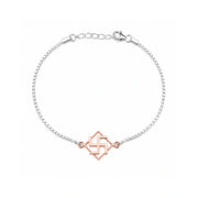 Swastik Silver Rakhi Bracelet