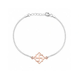 Swastik Silver Rakhi Bracelet