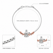 Divine Shivling Rakhdi Bracelet