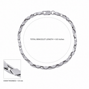 Diamond Link Chain Bracelet