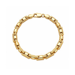 Golden Mesh Link Bracelet